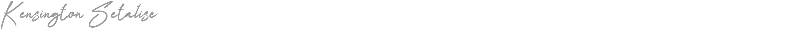 Kensington Setalise font preview